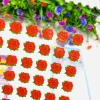 Three stickers for rewarding excellent characters and encouraging flowers for children in the early childhood stage undefined